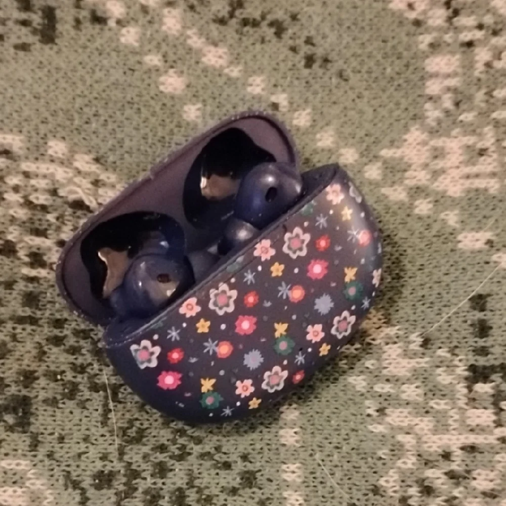 Floral Patterned Blue Case - Picture 2 of 7